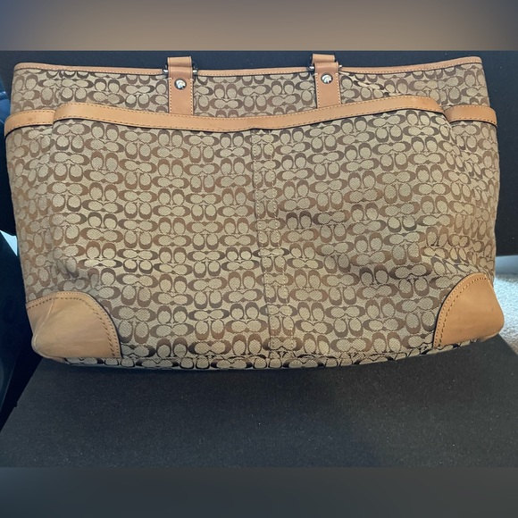 Coach laptop / baby bag - Signature C’s fabric - Picture 5 of 12